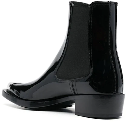 (Women) Alexander McQueen Chelsea Boot 'Punk Patent Black' 718854WIA3G1081 Lookbook (Women) Alexander McQueen Chelsea Boot 'Punk Patent Black' 718854WIA3G1081