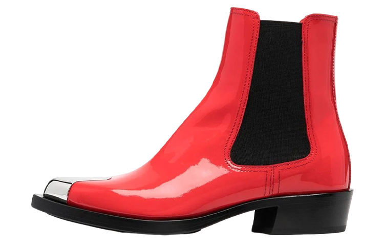 (Women) Alexander McQueen Chelsea Boot 'Punk Red Leather' 718854WIA3G6476