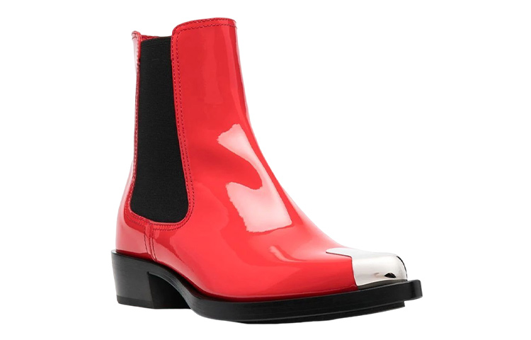 Order (W) Alexander McQueen Chelsea Boot 'Kulit Merah Punk' 718854WIA3G6476
