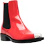 Order (W) Alexander McQueen Chelsea Boot 'Kulit Merah Punk' 718854WIA3G6476