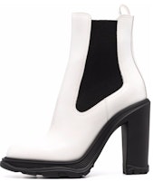 (Women) Alexander McQueen Chelsea Boot 'White' 676694WIAA39360 (Women) Alexander McQueen Chelsea Boot 'White' 676694WIAA39360