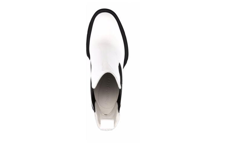 Shop (Women) Alexander McQueen Chelsea Boot 'White' 676694WIAA39360
