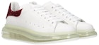 Order (Women) Alexander McQueen Clear Sole Oversized Sneaker 'White Burgundy Sequins' 621718WHZ429726