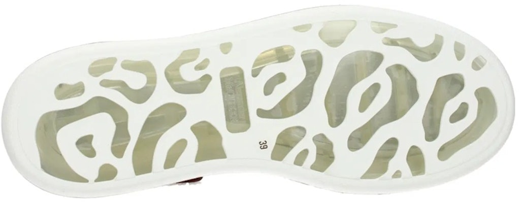 (Women) Alexander McQueen Clear Sole Oversized Sneaker 'White Burgundy Sequins' 621718WHZ429726 Shop (Women) Alexander McQueen Clear Sole Oversized Sneaker 'White Burgundy Sequins' 621718WHZ429726