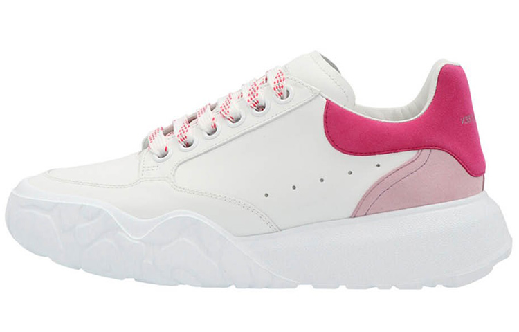 (Women) Alexander McQueen Court 'White Red' 633915WIA9D9827