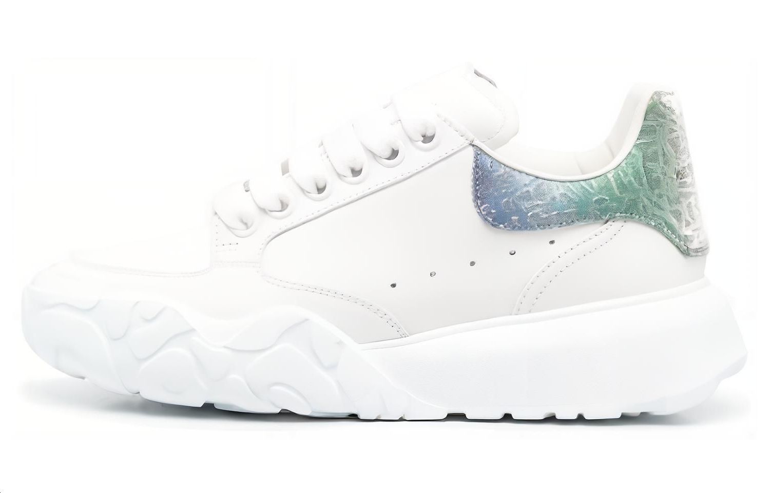 (Women) Alexander McQueen Court Sneakers 'White Multi' 733025WID619487