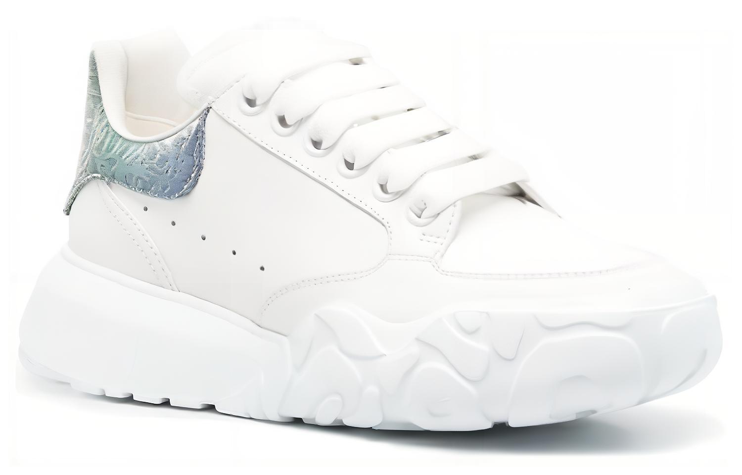 Lookbook (W) アレキサンダー・マックイーン コートスニーカー (白/マルチ) 733025WID619487