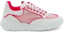 Order (W) Alexander McQueen Court Trainer 'Neon Pink' Wanita 697115-WIA9Z-9757
