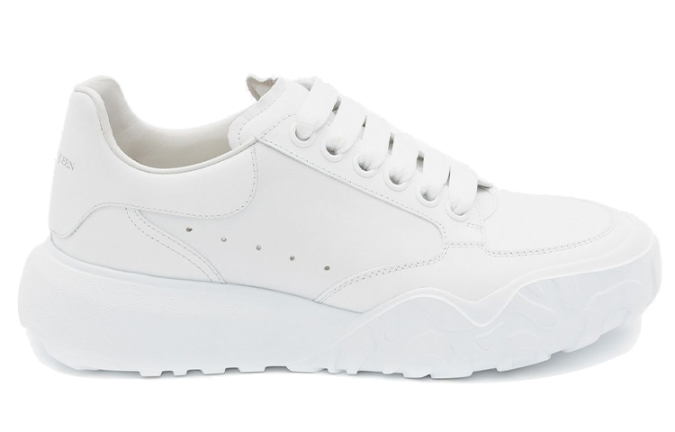 Order (W) Alexander McQueen Court Trainer ''Blanc'' Baskets 633915-WHZ94-9000