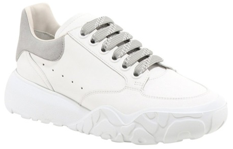 Lookbook Alexander McQueen亞歷山大麥昆 Court Trainer 透氣 低筒 跑步鞋 女款 白
