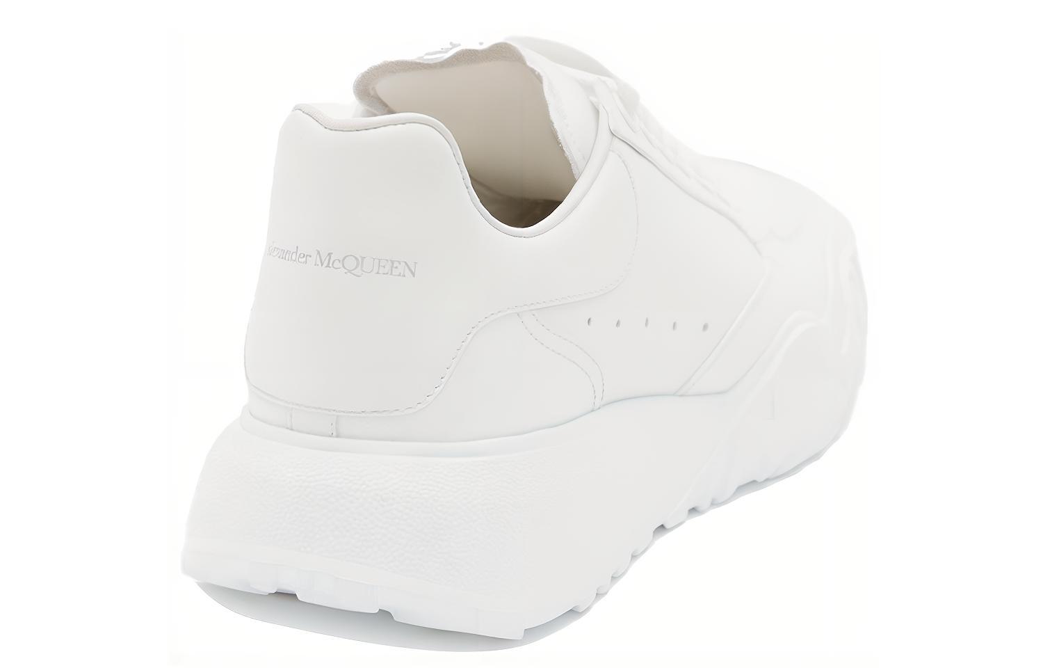 Shop (W) Alexander McQueen Court Trainer ''Blanc'' Baskets 633915-WHZ94-9000