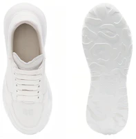 Purchase Alexander McQueen 柔軟納帕皮革 白尾 女款 運動鞋 白色