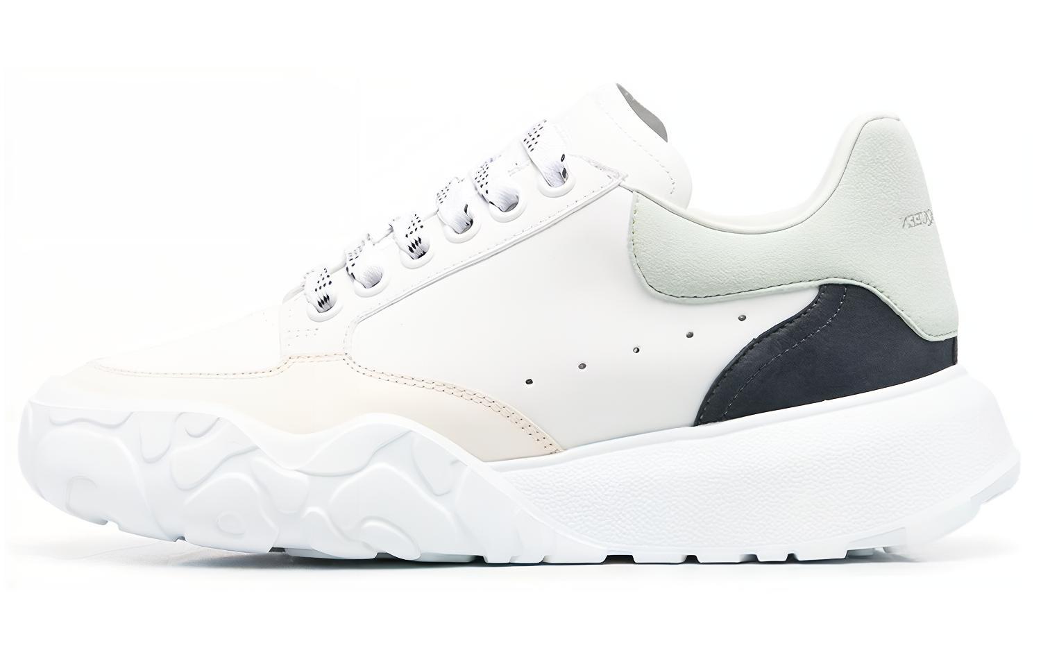 (Women) Alexander McQueen Court Trainer 'White Anthracite' 709033-WICD7-9998