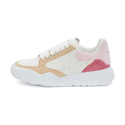 (W) Alexander McQueen Court Trainer 'White Beige'