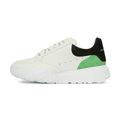 (W) Alexander McQueen Court Trainer 'White Black Green'
