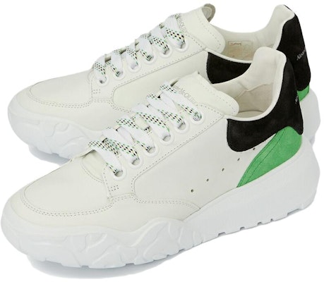 (W) 알렉산더 맥퀸 코트 트레이너 (흰/검/녹) 709033-WIAA1-8950 Order (W) 알렉산더 맥퀸 코트 트레이너 (흰/검/녹) 709033-WIAA1-8950