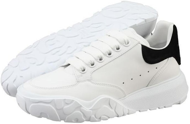 (Women) Alexander McQueen Court Trainer 'White Black' 633915-WIA9A-9061 Purchase (Women) Alexander McQueen Court Trainer 'White Black' 633915-WIA9A-9061