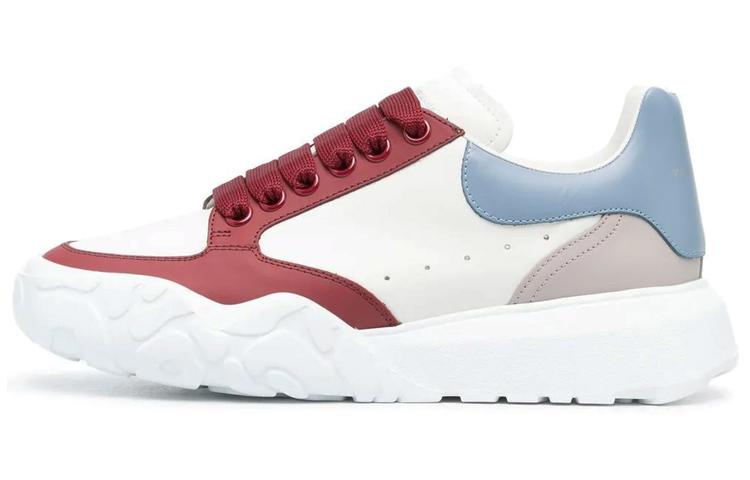 Buy (W) （レディース）アレキサンダー・マックイーン コートトレーナー"白青赤" 709033WIAAH8952 709033WIAAH8952