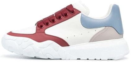(Women) Alexander McQueen Court Trainer 'White Blue Red' 709033WIAAH8952 (Women) Alexander McQueen Court Trainer 'White Blue Red' 709033WIAAH8952