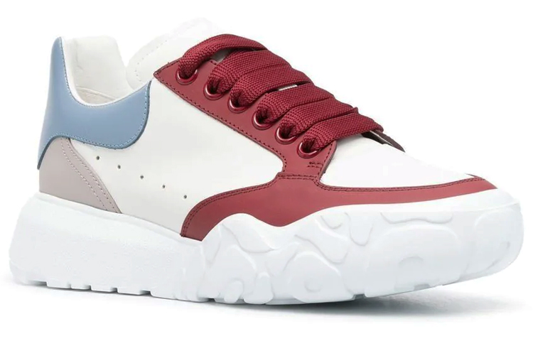 Order (W) （レディース）アレキサンダー・マックイーン コートトレーナー"白青赤" 709033WIAAH8952 709033WIAAH8952