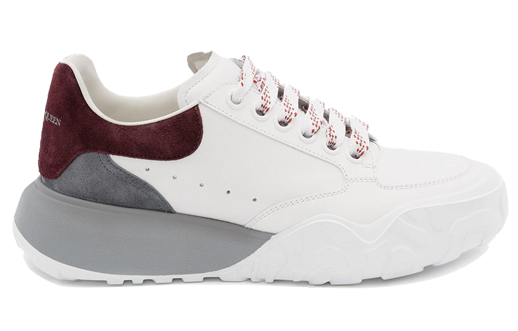 Order (W) Alexander McQueen Court Trainer ''Blanc Bordeaux'' 633914-WHZ93-9609