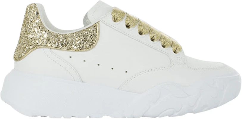 (W) Alexander McQueen Court Trainer 'Putih Emas Berkilau' 657566-WIA9G-9075 Buy (W) Alexander McQueen Court Trainer 'Putih Emas Berkilau' 657566-WIA9G-9075