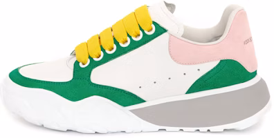 (Women) Alexander McQueen Court Trainer 'White Green' 633914WIA949408 (Women) Alexander McQueen Court Trainer 'White Green' 633914WIA949408