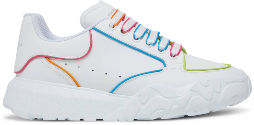 (Women) Alexander McQueen Court Trainer 'White Multi' 676691-WIA9P-9035 Buy (Women) Alexander McQueen Court Trainer 'White Multi' 676691-WIA9P-9035