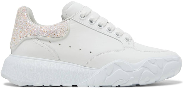 亞歷山大·麥昆 Oversized Court 時尚簡約 低幫運動鞋 女款 白色 Buy 亞歷山大·麥昆 Oversized Court 時尚簡約 低幫運動鞋 女款 白色