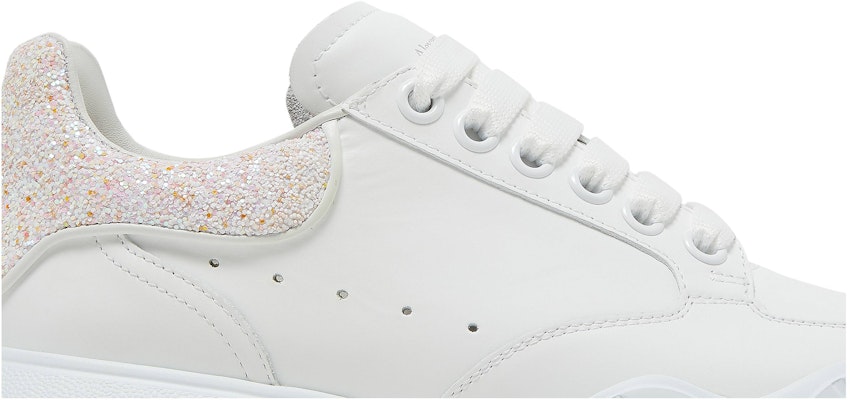 (Women) Alexander McQueen Court Trainer 'White Pink Glitter' 657566-WIA91-9395 Order (Women) Alexander McQueen Court Trainer 'White Pink Glitter' 657566-WIA91-9395