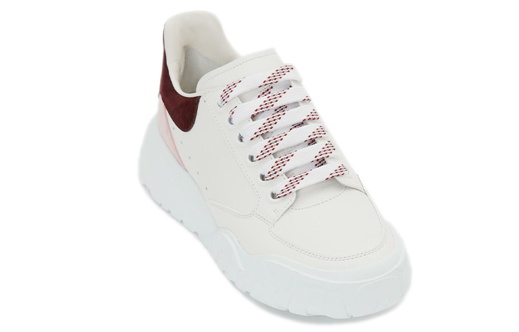 Lookbook (W) Alexander McQueen Court Trainer ''Wit Roze Bordeaux'' 633915WHZ9B9634