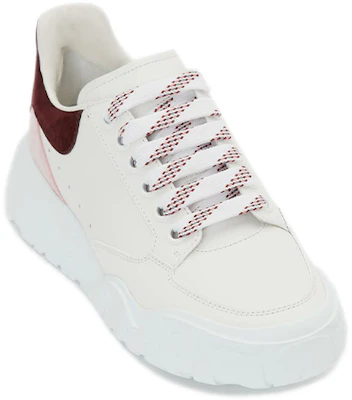 (W) Alexander McQueen Court Trainer ''Wit Roze Bordeaux'' 633915WHZ9B9634 Lookbook (W) Alexander McQueen Court Trainer ''Wit Roze Bordeaux'' 633915WHZ9B9634