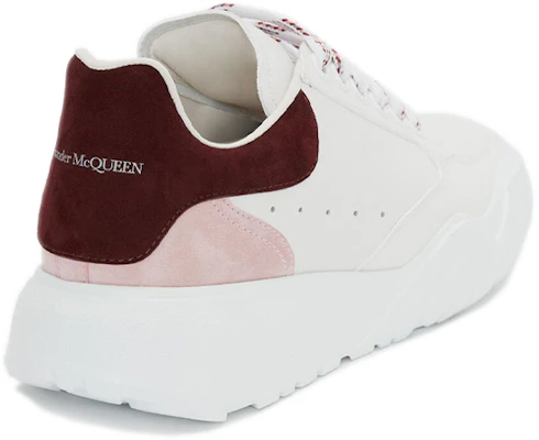 (W) Alexander McQueen Court Trainer ''Wit Roze Bordeaux'' 633915WHZ9B9634 Shop (W) Alexander McQueen Court Trainer ''Wit Roze Bordeaux'' 633915WHZ9B9634