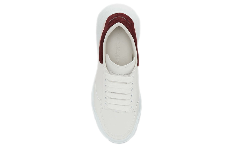 Purchase (W) Alexander McQueen Court Trainer ''Wit Roze Bordeaux'' 633915WHZ9B9634