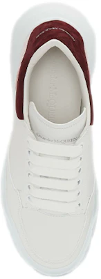 (W) Alexander McQueen Court Trainer ''Wit Roze Bordeaux'' 633915WHZ9B9634 Purchase (W) Alexander McQueen Court Trainer ''Wit Roze Bordeaux'' 633915WHZ9B9634