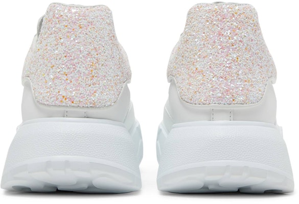 (Women) Alexander McQueen Court Trainer 'White Pink Glitter' 657566-WIA91-9395 Details for (Women) Alexander McQueen Court Trainer 'White Pink Glitter' 657566-WIA91-9395