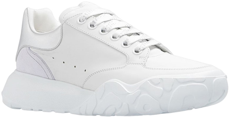(W) Alexander McQueen Sepatu Court 'Putih Perak' 709033WIAAZ8879 Order (W) Alexander McQueen Sepatu Court 'Putih Perak' 709033WIAAZ8879
