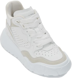 (W) アレキサンダー・マックイーン コートトレーナー 白/シルバー 708082-WICD6-9071 Lookbook (W) アレキサンダー・マックイーン コートトレーナー 白/シルバー 708082-WICD6-9071