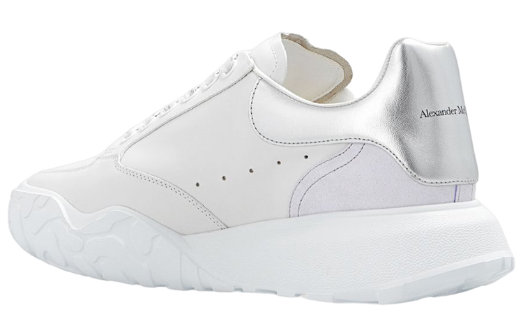 Shop (W) Alexander McQueen Court Trainer ''Weiß Silber'' 709033WIAAZ8879