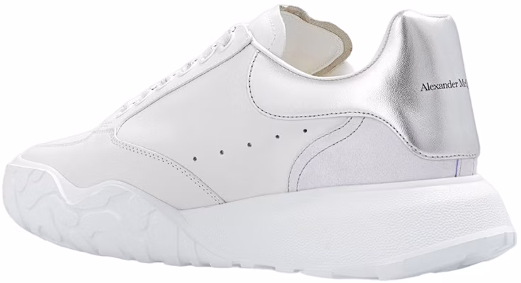 (W) 알렉산더 맥퀸 코트 트레이너 '화이트 실버' 709033WIAAZ8879 Shop (W) 알렉산더 맥퀸 코트 트레이너 '화이트 실버' 709033WIAAZ8879