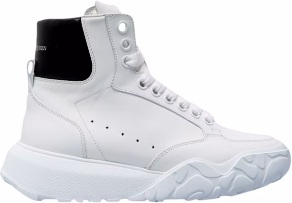 (Women) Alexander McQueen Court Trainer High 'White Black' 666380-WIA9I-9061 Buy (Women) Alexander McQueen Court Trainer High 'White Black' 666380-WIA9I-9061