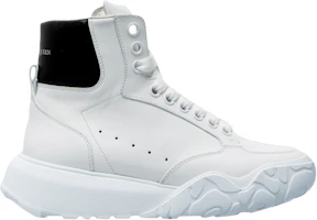(Women) Alexander McQueen Court Trainer High 'White Black' 666380-WIA9I-9061 (Women) Alexander McQueen Court Trainer High 'White Black' 666380-WIA9I-9061