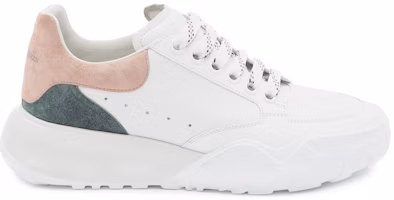 (Women) Alexander McQueen Court Trainer White Taffy Blue Shell Pink 633914WIA9C9914 (Women) Alexander McQueen Court Trainer White Taffy Blue Shell Pink 633914WIA9C9914