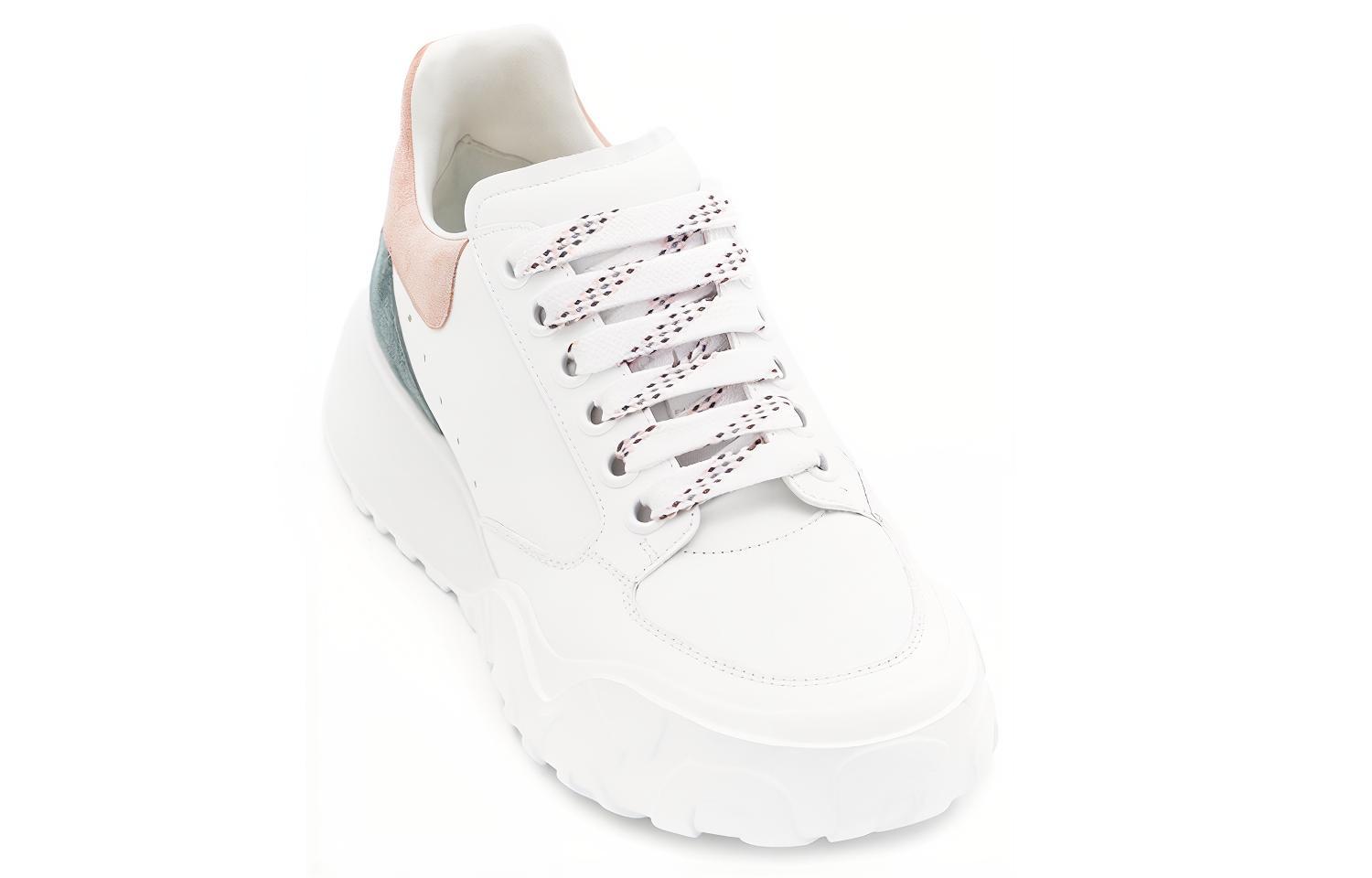 Lookbook Alexander McQueen 亞歷山大·麥昆 Court Trainer 舒適 繫帶 輕便 低幫 運動跑步鞋 女款 白色