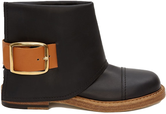 (Women) Alexander McQueen Cuff Black 'Vegetable-tanned Calfskin Ankle Boot' 621834WHXZ91980 Order (Women) Alexander McQueen Cuff Black 'Vegetable-tanned Calfskin Ankle Boot' 621834WHXZ91980