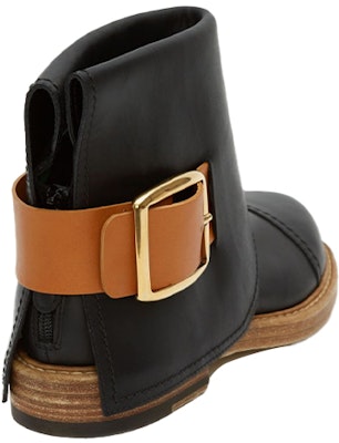 (W) Alexander McQueen Bota Negra 'Botín Negro de Piel de Ternera Curtida Vegetal' 621834WHXZ91980 Shop (W) Alexander McQueen Bota Negra 'Botín Negro de Piel de Ternera Curtida Vegetal' 621834WHXZ91980