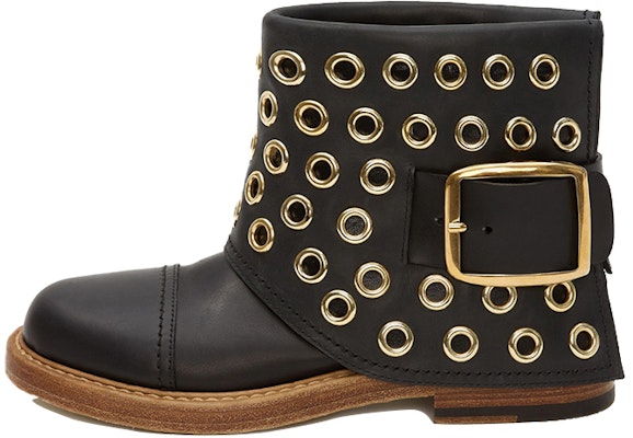 (Women) Alexander McQueen Cuff Low 'Black Leather' 621832WHXZ61088 Buy (Women) Alexander McQueen Cuff Low 'Black Leather' 621832WHXZ61088