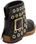 Shop (Women) Alexander McQueen Cuff Low 'Black Leather' 621832WHXZ61088
