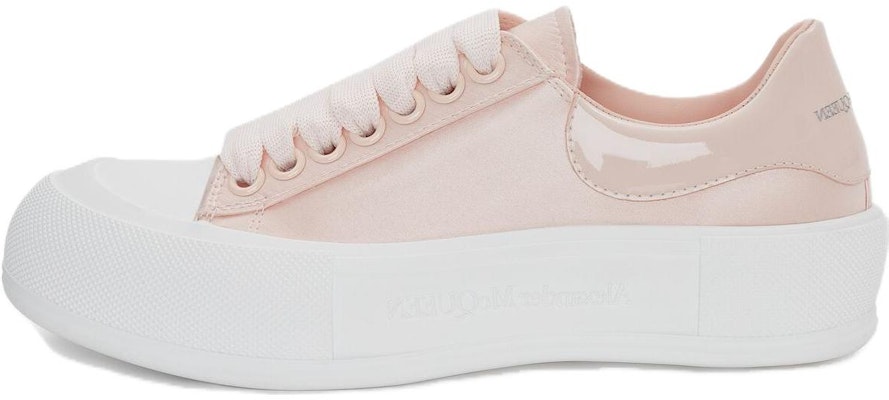 (Women) Alexander McQueen Deck 'Rose Pink Satin Lace' 708085W4SBB5969 Buy (Women) Alexander McQueen Deck 'Rose Pink Satin Lace' 708085W4SBB5969