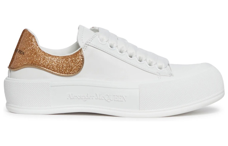 Order (W) Alexander McQueen Deck 'Blanco Oro' 702047WICEM9053